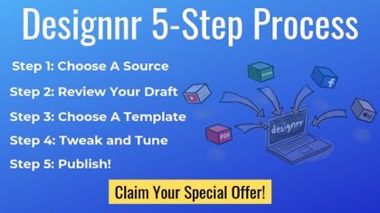 Designrr - 5 Step Process